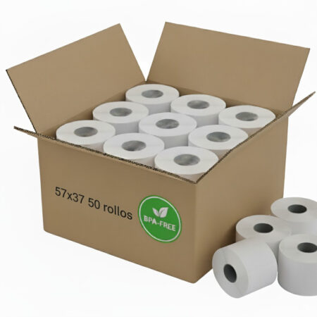 Caja Rollo Termico 57x37 Sbpa 50R 55G