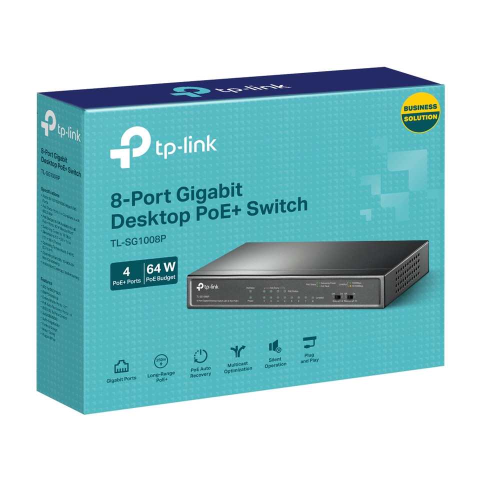 Switch TP-LINK 08P (4POE) Giga