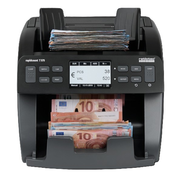 Ratiotec Contador Detector Billetes T575