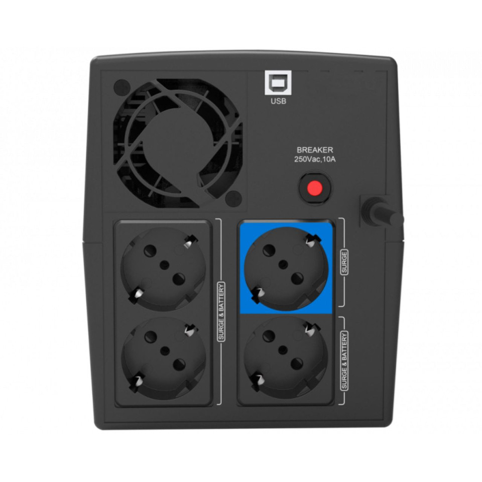UPS Phasak Interactiva Sirius LCD 2260VA